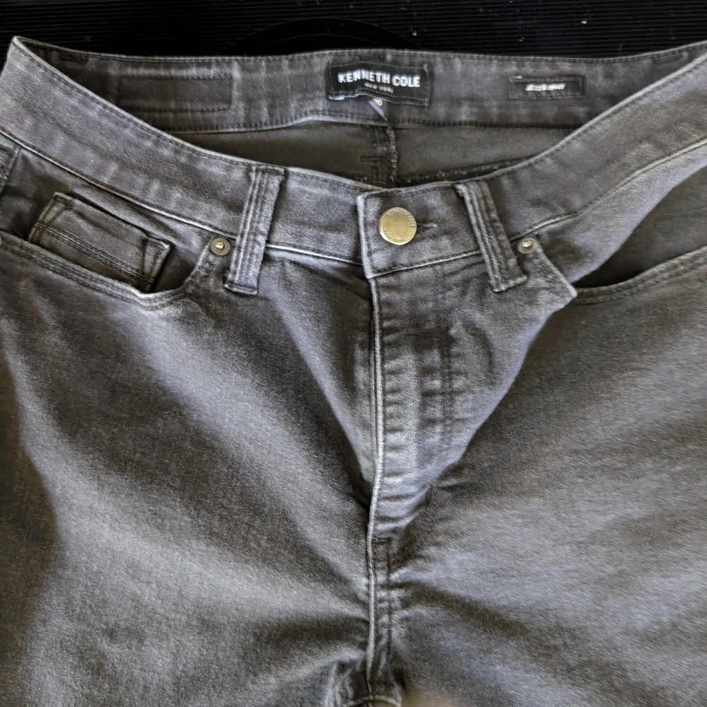 Kenneth Cole Slim Straight Black Men's Jeans Size 30/ 8